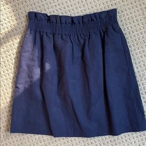 j crew Navy skirt